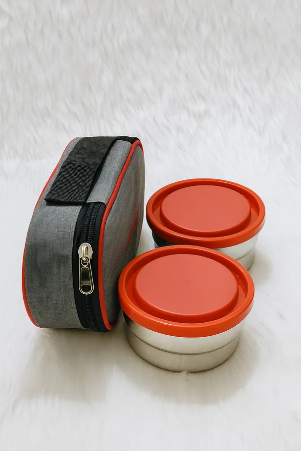 Black_Lunch_Box_Stainless_Steel_2_Containers