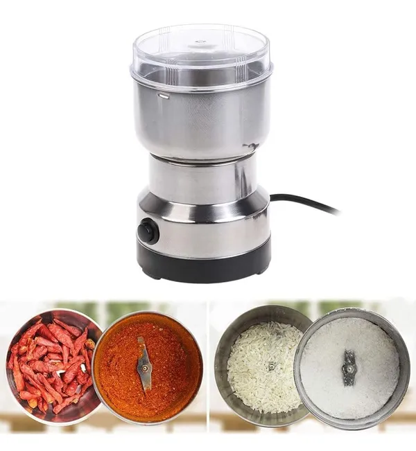 Silver_Steel_Electric_Small_Food_Grinder
