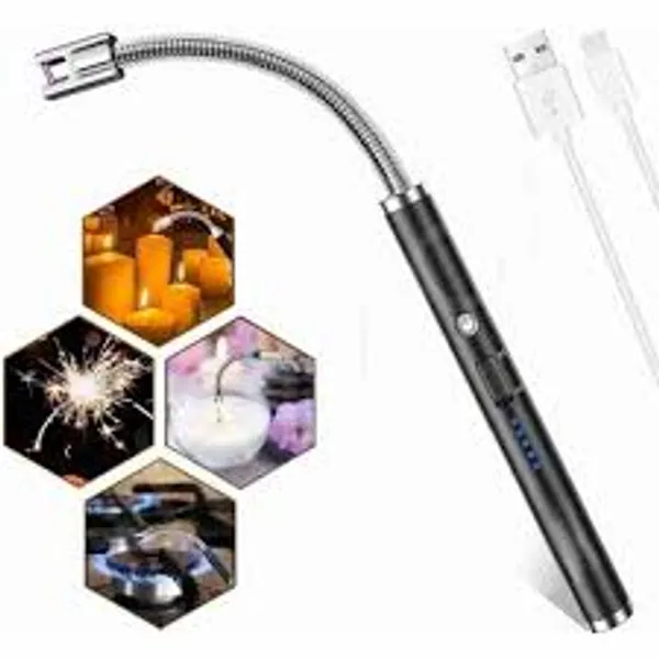 Black_Stainless_Steel_&_ABS_Plastic_Electric_Gas_Lighter