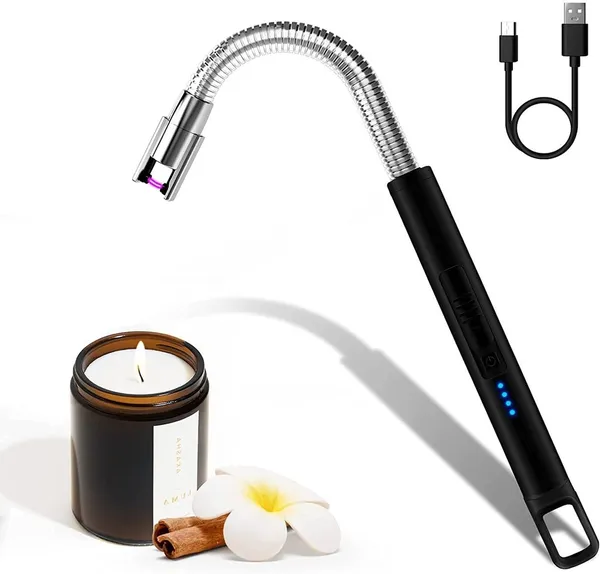Black_Stainless_Steel_&_ABS_Plastic_Electric_Gas_Lighter