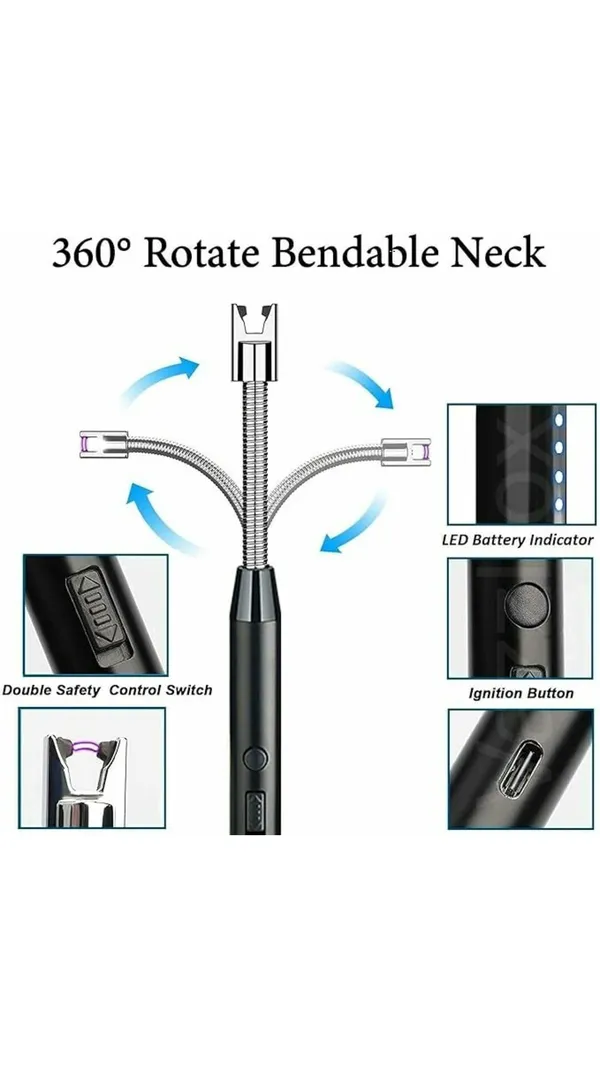 Black_Stainless_Steel_&_ABS_Plastic_Electric_Gas_Lighter