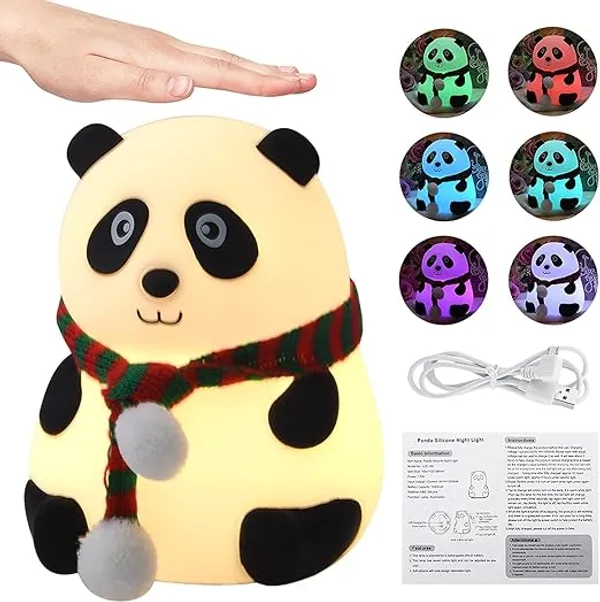 White_Panda_Night_Light_For_Kids