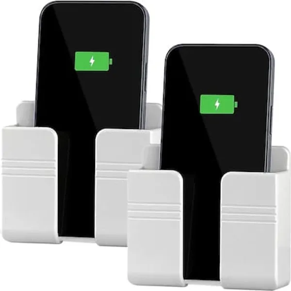 White_Mobile_Wall_Holder_Set_Of_2