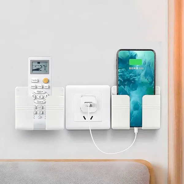White_Mobile_Wall_Holder_Set_Of_2