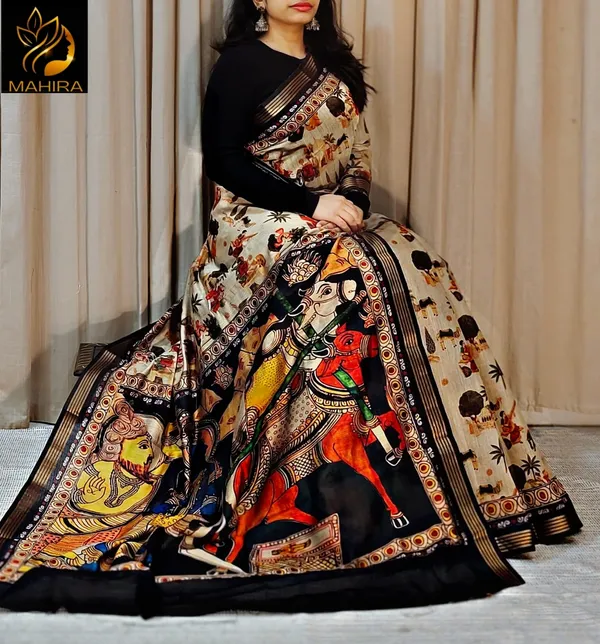 Blooming_Elegance_Saree__|_premium_|_Sunshine_Elegance_Linen
