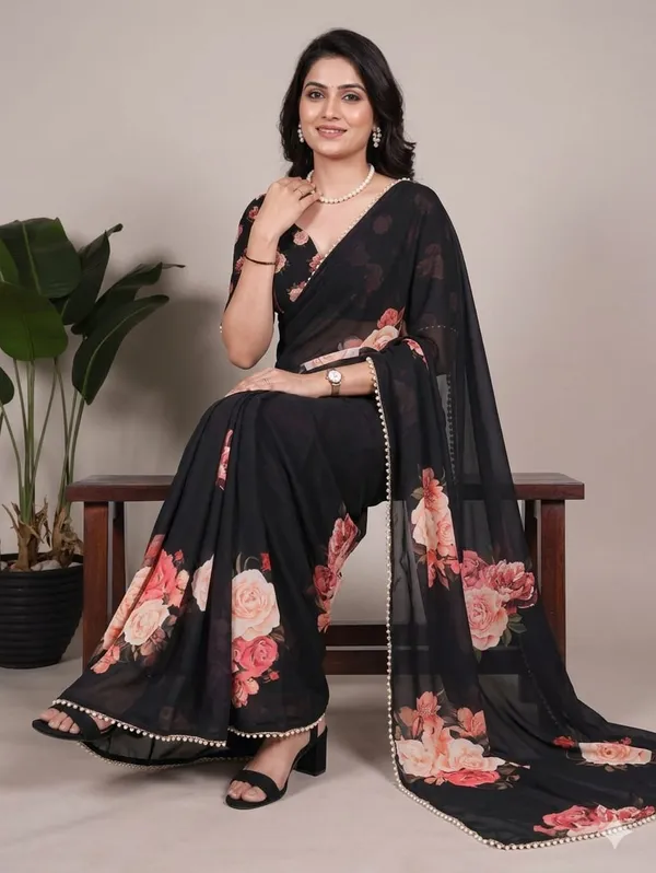 Sunlit_Ivory_Bloom__|_____premium__linen_saree