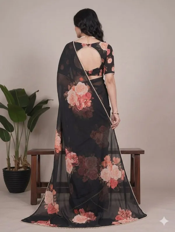 Sunlit_Ivory_Bloom__|_____premium__linen_saree