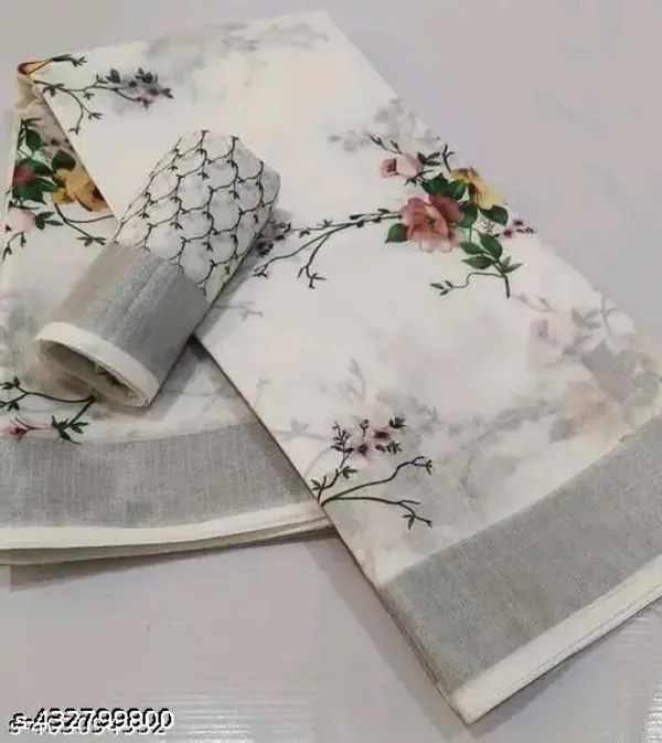 Premium_Linen_Saree_with_Exclusive_Digital_Print_and_Jalar_Craft