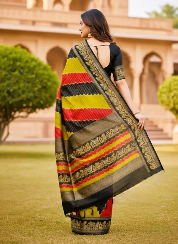 Pure_Linen_Cotton_Saree_For_Women_|_premium_|_Running_Blouse_Piece