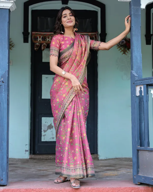 Blooming_Elegance_Saree__|_premium_|_Sunshine_Elegance_Linen