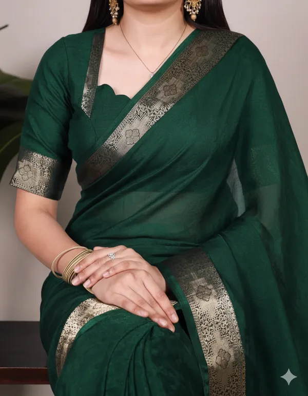Pure_Linen_Cotton_Saree_For_Women_|_premium_|_Running_Blouse_Piece