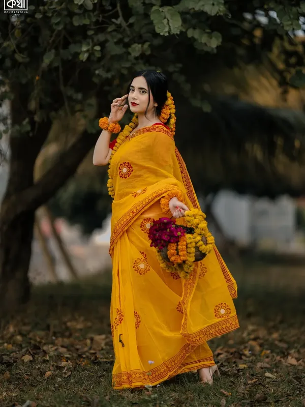 Pure_Linen_Cotton_Saree_For_Women_|_premium_|_Running_Blouse_Piece