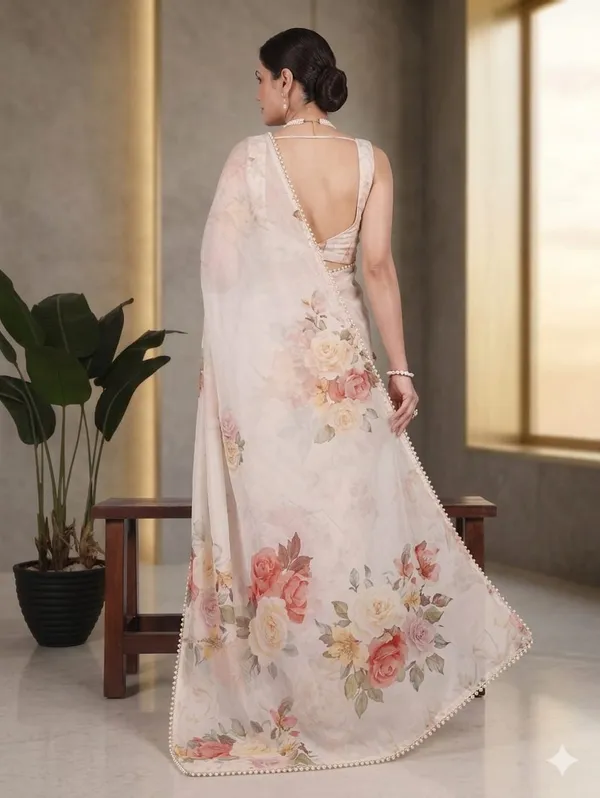 Sunlit_Ivory_Bloom__|_____premium__linen_saree
