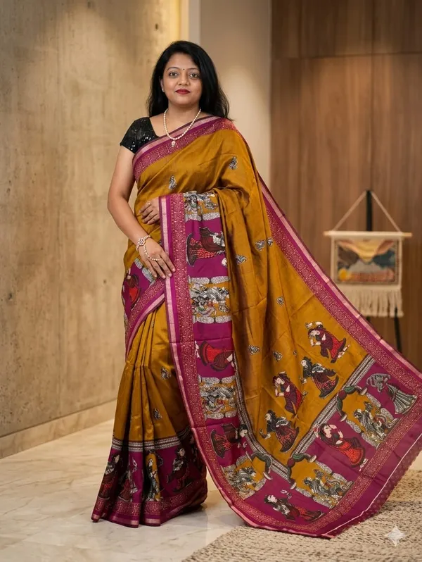 Pure_Linen_Cotton_Saree_For_Women_|_premium_|_Running_Blouse_Piece