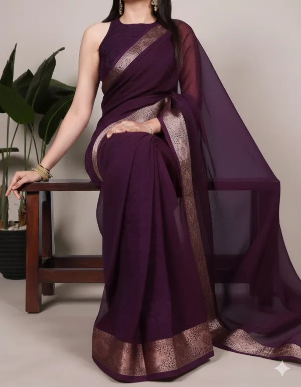 Soft_Bloom_linen_cotton_saree_|_Linen_Aura_Elegance