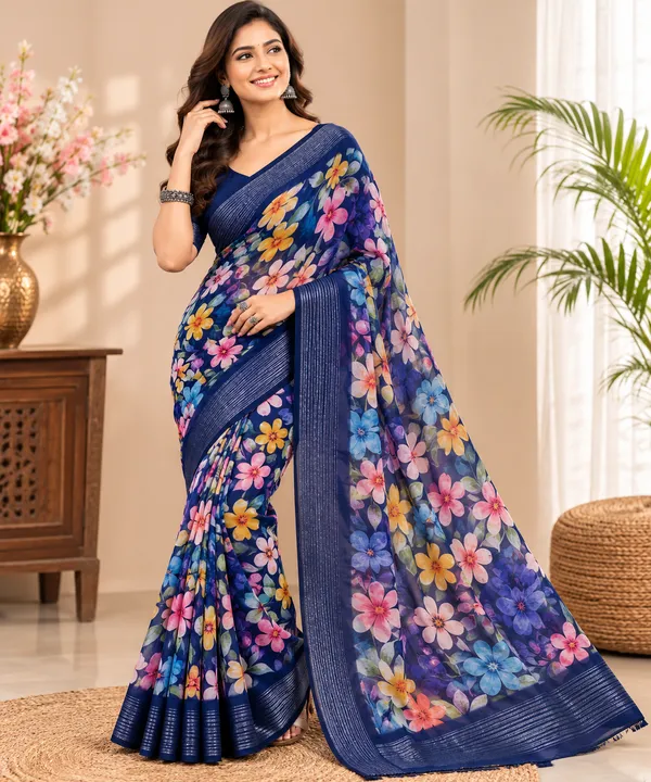Premium_Linen_Saree_with_Exclusive_Handmade_Jalar_Craftsmanship