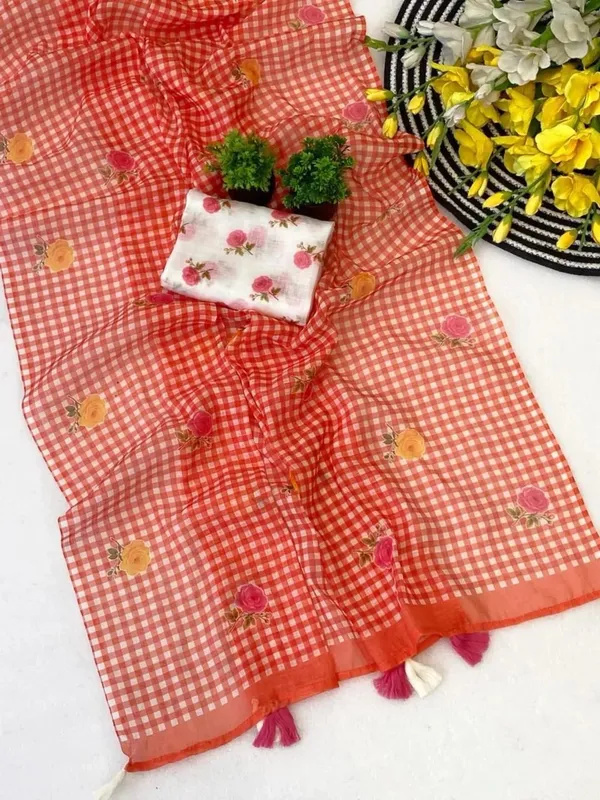 Radiant_Bloom_Linen_Cotton_Saree_–_Multicolour_Floral_Print