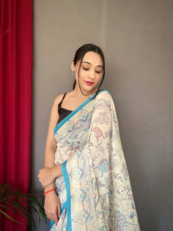 The_Royal_Drape_linen_saree_|_Premiume_saree_|_Classic_Wear_saree