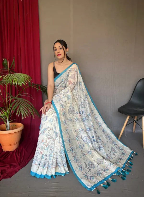 The_Royal_Drape_linen_saree_|_Premiume_saree_|_Classic_Wear_saree