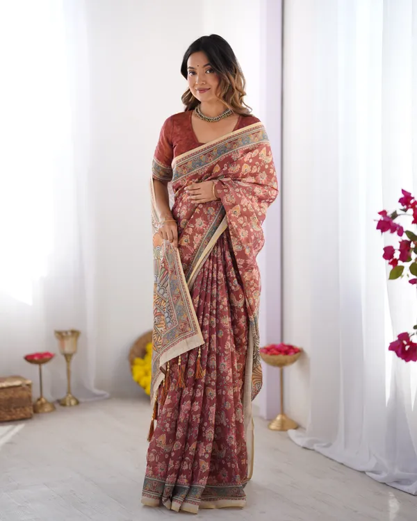 Blooming_Elegance_Saree__|_premium_|_Sunshine_Elegance_Linen
