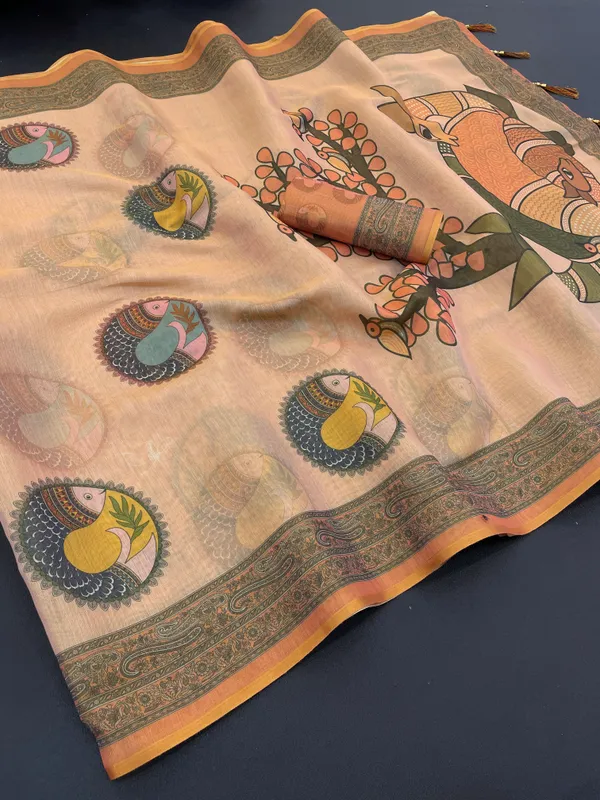 Meher_Rang_Saree_&_Blouse_Set