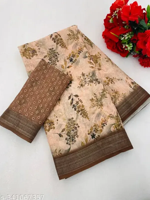 Elegant_Premium_Linen_Saree_with_Soft_Fabric_&_Digital_Print