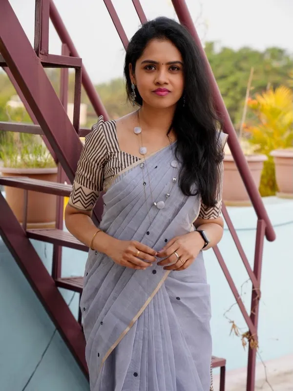 Pure_Linen_Cotton_Saree_For_Women_|_premium_|_Running_Blouse_Piece