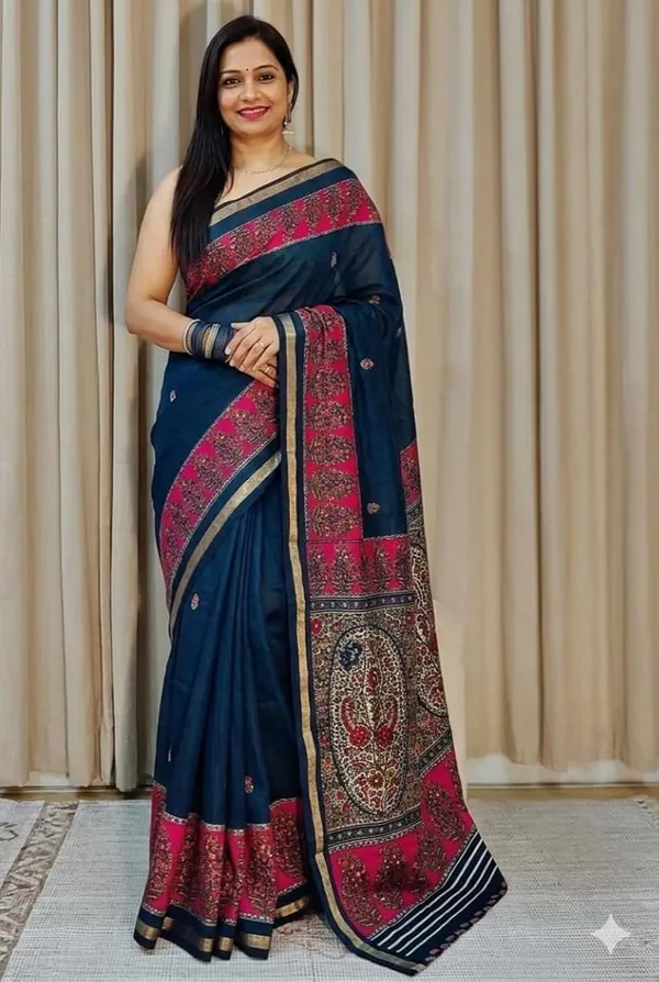 Blooming_Elegance_Saree__|_premium_|_Sunshine_Elegance_Linen