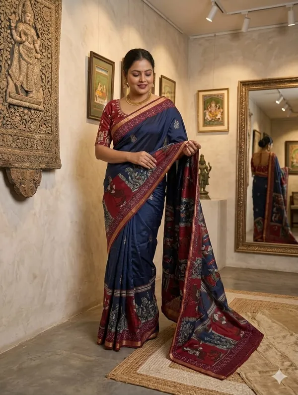 Blooming_Elegance_Saree__|_premium_|_Sunshine_Elegance_Linen