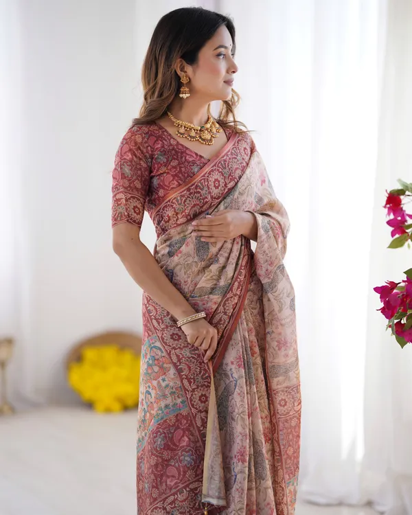 Blooming_Elegance_Saree__|_premium_|_Sunshine_Elegance_Linen