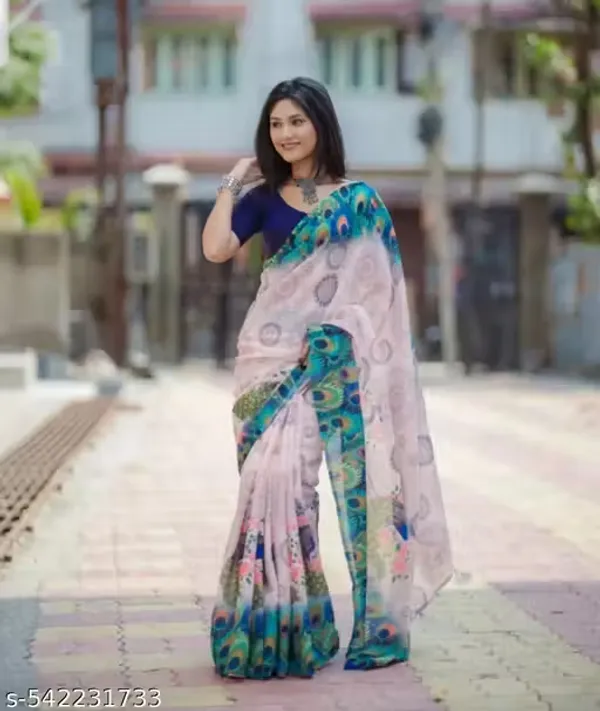 Premium_Linen_Saree_for_Festive_Wear_with_Handcrafted_Jalar_Design