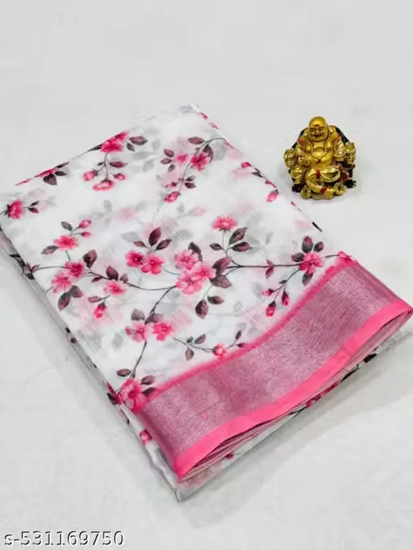 Premium_Linen_Saree_with_Stylish_Print_and_Luxury_Feel