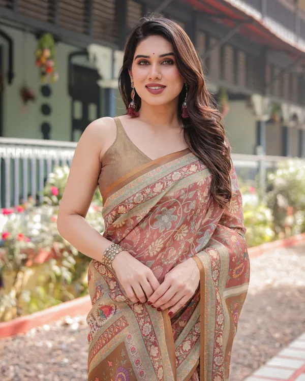 Blooming_Elegance_Saree__|_premium_|_Sunshine_Elegance_Linen