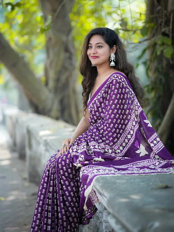 Pure_Linen_Cotton_Saree_For_Women_|_premium_|_Running_Blouse_Piece