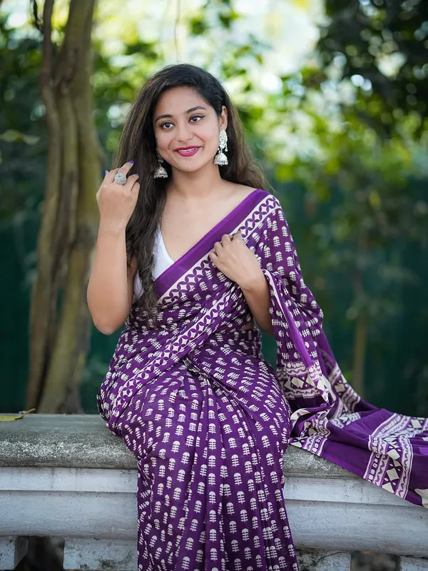 Pure_Linen_Cotton_Saree_For_Women_|_premium_|_Running_Blouse_Piece