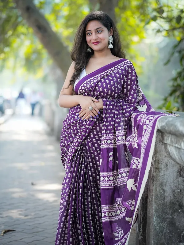 Pure_Linen_Cotton_Saree_For_Women_|_premium_|_Running_Blouse_Piece