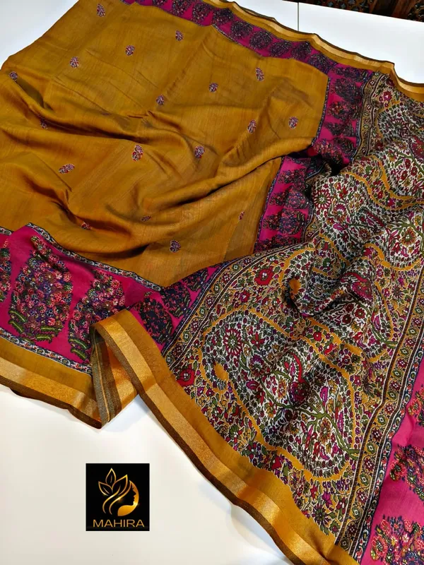 Blooming_Elegance_Saree__|_premium_|_Sunshine_Elegance_Linen