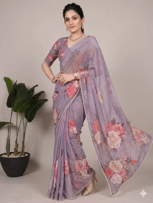 Sunlit_Ivory_Bloom__|_____premium__linen_saree