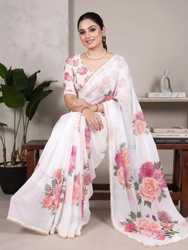 Pure_Linen_Cotton_Saree_For_Women_|_premium_|_Running_Blouse_Piece