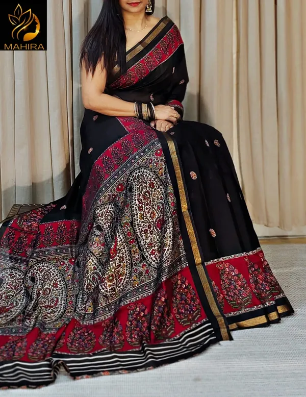 Blooming_Elegance_Saree__|_premium_|_Sunshine_Elegance_Linen