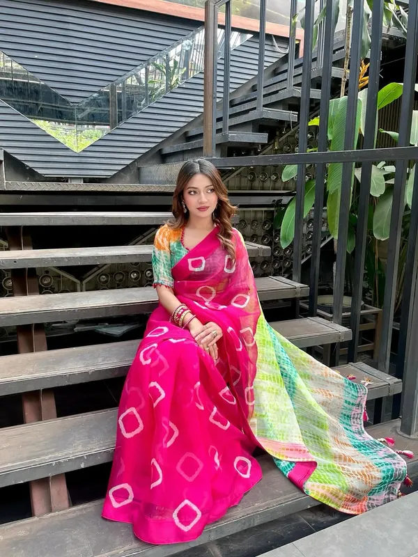 Pure_Linen_Cotton_Saree_For_Women_|_premium_|_Running_Blouse_Piece