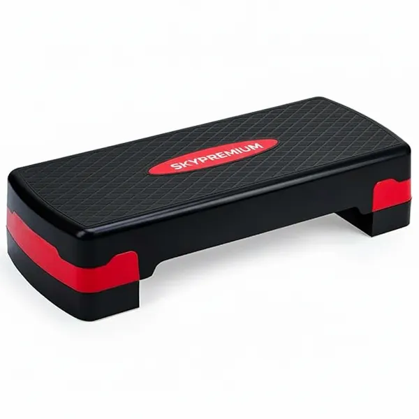 Black_Stepper_For_Exercise_Professional_Aerobic_Step_Platform_Gym_Equipment_For_Home_Workout_Adjustable_Height_Stepper_Machine_For_Exercise_At_Home_Non_Slip_Platform_Step_Max_Weight_250Kg