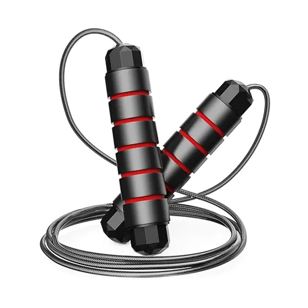 Red_Skipping_Rope_For_Men,_Women_&_Children_-_Jump_Rope_For_Exercise_Workout_&_Weight_Loss_-_Tangle_Free_Jumping_Rope_For_Kids