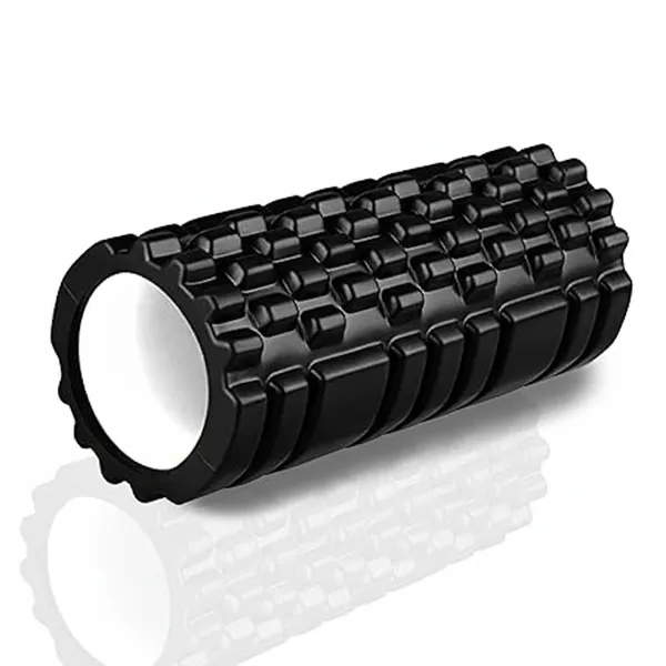 Black_Foam_Roller,_Deep_Tissue_Massage_And_Body_Pain_High_Density_Foam_Roller_For_Exercise_In_Gym,_Home_Back_Roller_For_Muscle_Recovery_Massage_Roller_For_Stretching_-_33Cm