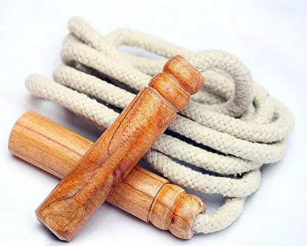 Brown_Wooden_Jumping_Skipping_Rope_|Set_Of-2_|_Unisex_|_Brown_Handle_|_White_Rope_|_Exercise_&_Fitness_&_Workout