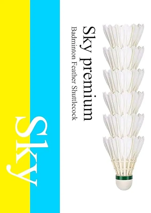 White_Feather_Shuttle_Cock_Pro-350,_Pack_Of_6