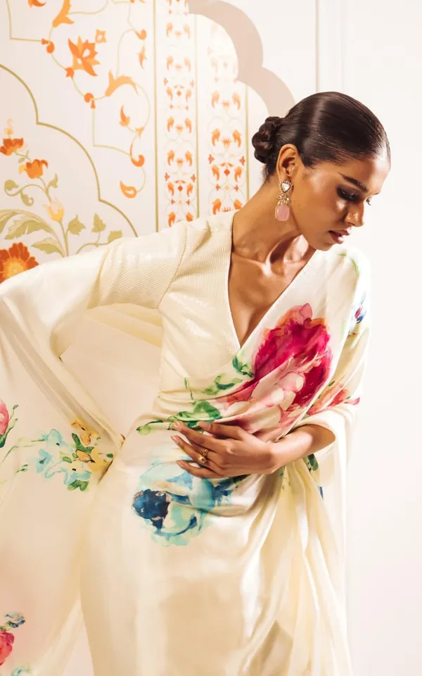 White_Original_Japan_Satin_Saree_For_Women
