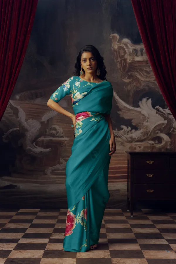 Blue_Original_Japan_Satin_Saree_For_Women