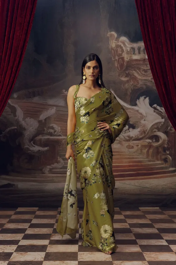 Green_Original_Japan_Satin_Saree_For_Women