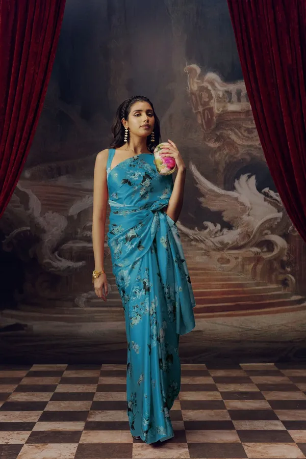 Blue_Original_Japan_Satin_Saree_For_Women